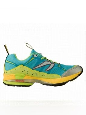 Newton Terra Momentum Running Blue Lime Women Training Sneakers Size 7